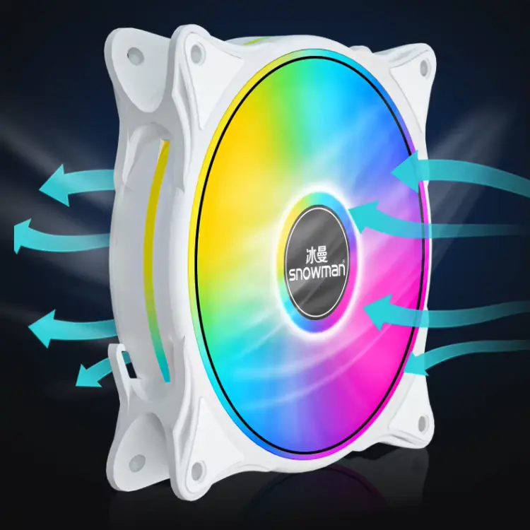 Snowman CF120 ARGB 120mm Gaming Cooling Fan – RGB PC Case Fan - Image 3