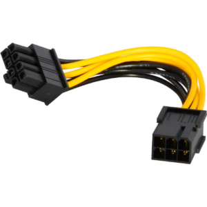 6 Pin to 8 Pin PCIe Power Cable Adapter